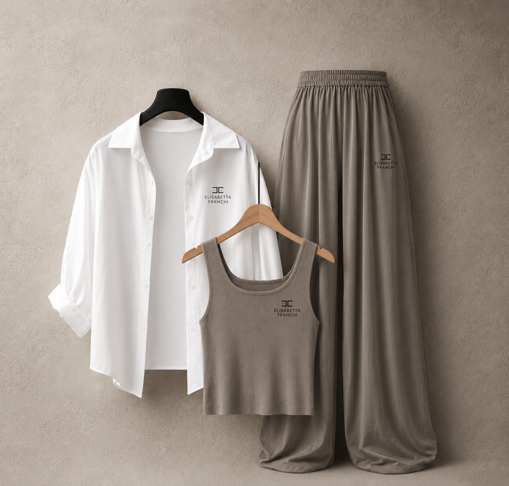 Completo Elegante Cerimonia – Pantalone + Blusa