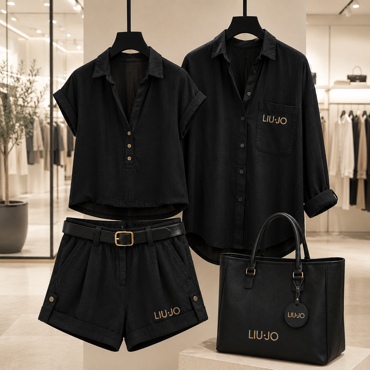 L J Total Look Donna 3 Pezzi + Borsa in regalo con charm