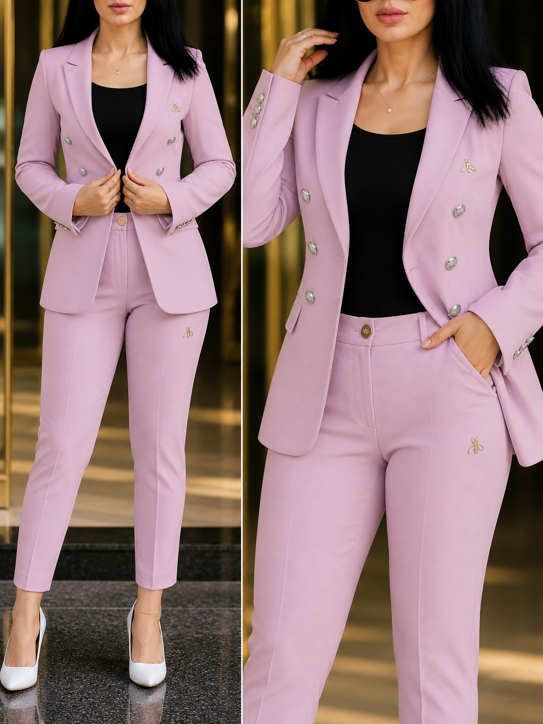 Completo Elegante Cerimonia – Pantalone + Blazer