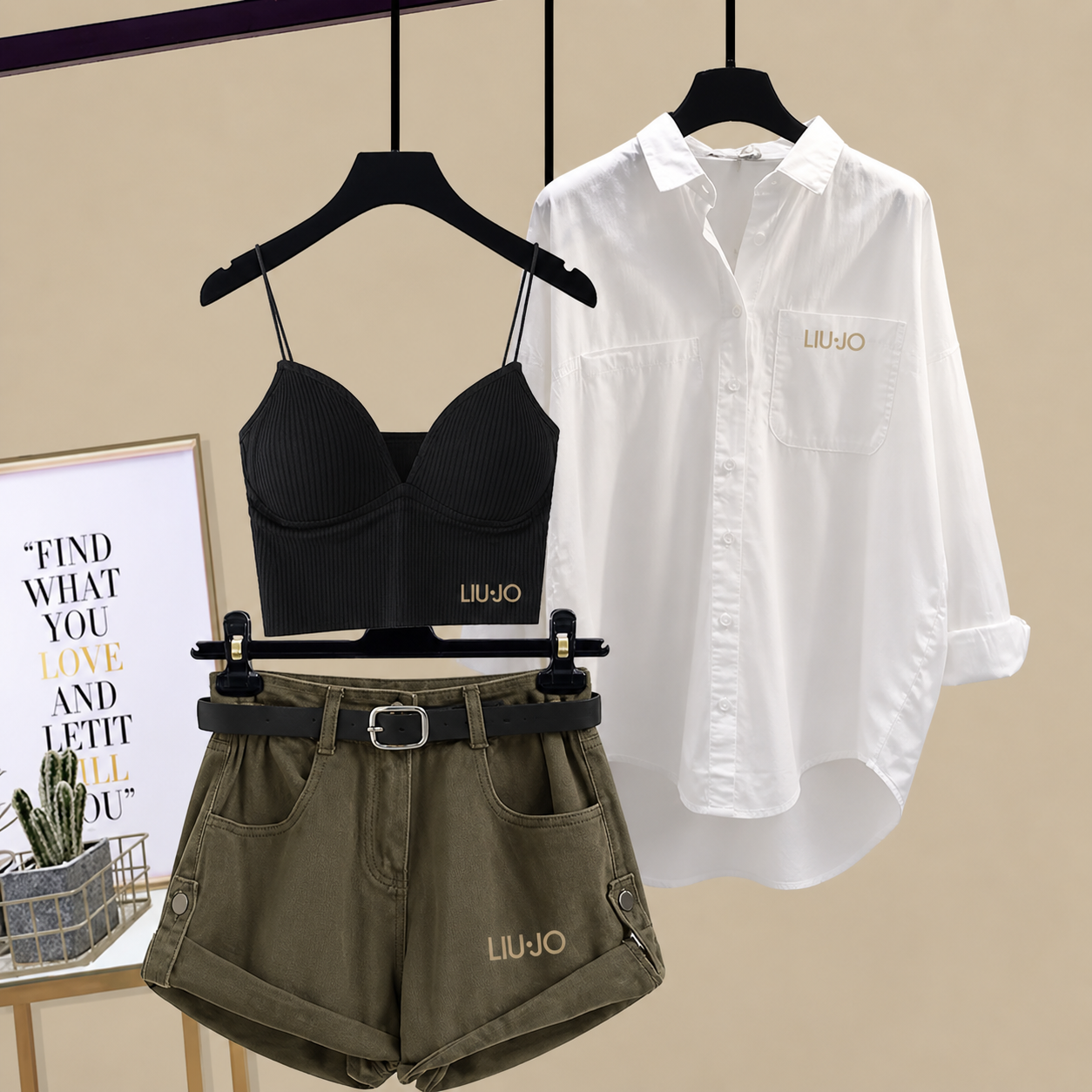 Completo Elegante Cerimonia – Pantalone + Camicia + Top