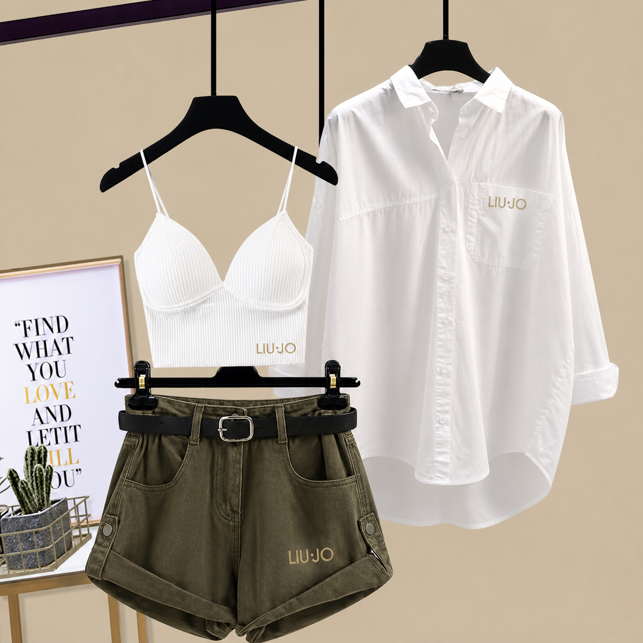 Completo Elegante Cerimonia – Pantalone + Camicia + Top