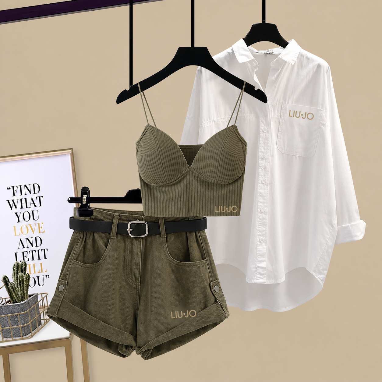 Completo Elegante Cerimonia – Pantalone + Camicia + Top