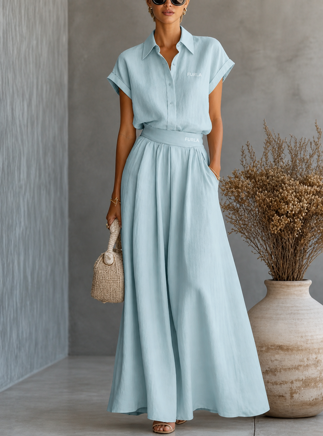 Completo Elegante Cerimonia – Pantalone + Camicia Premium