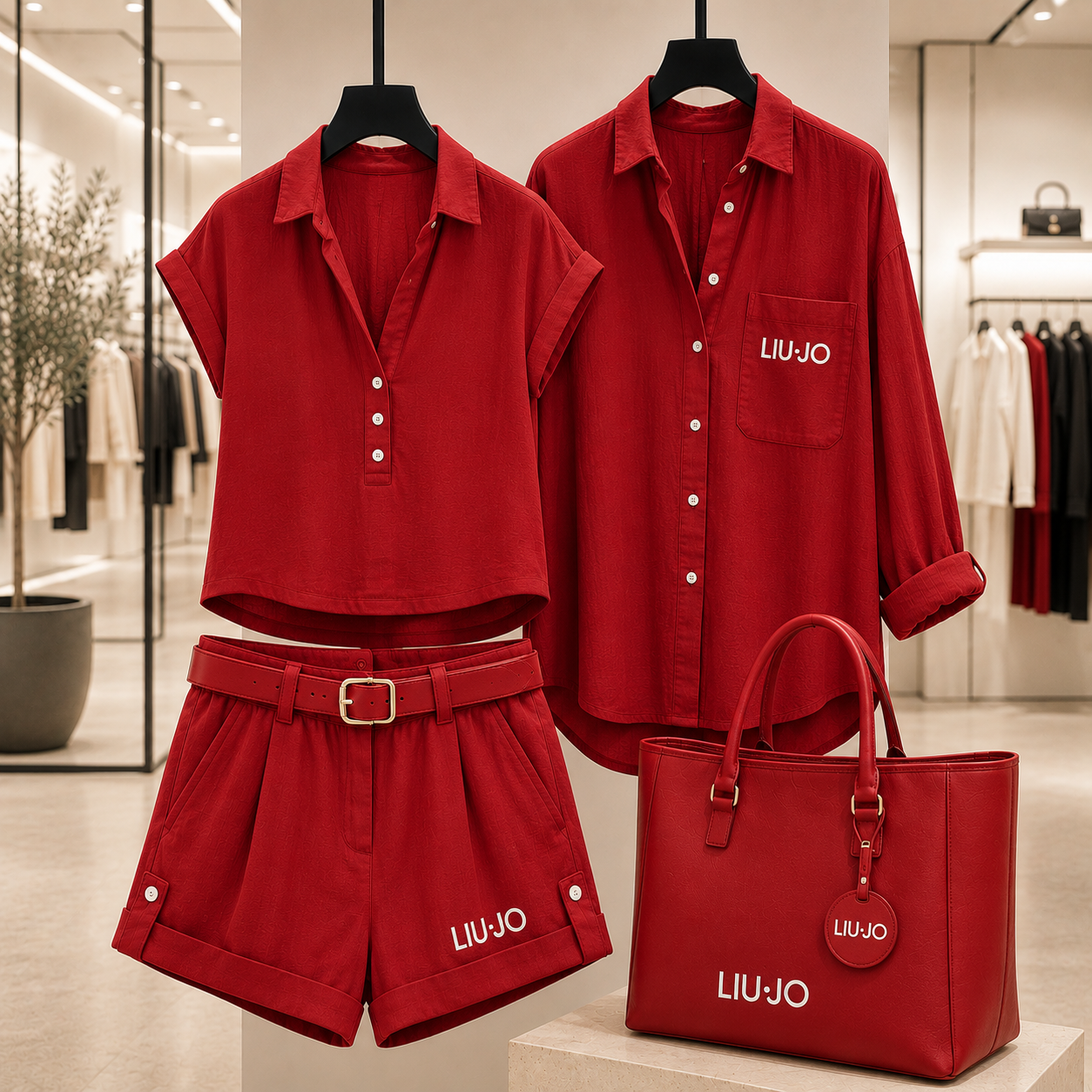 L J Total Look Donna 3 Pezzi + Borsa in regalo con charm