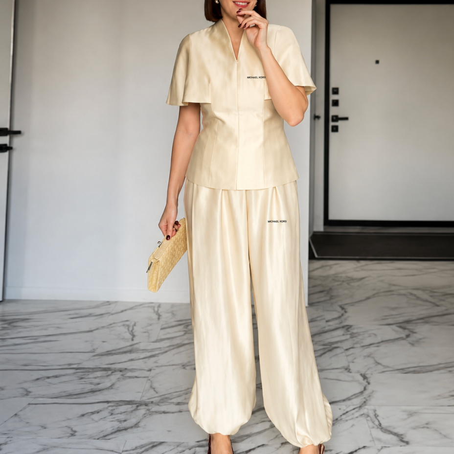Completo Elegante Cerimonia – Pantalone + Blusa Chiffon&nbsp;