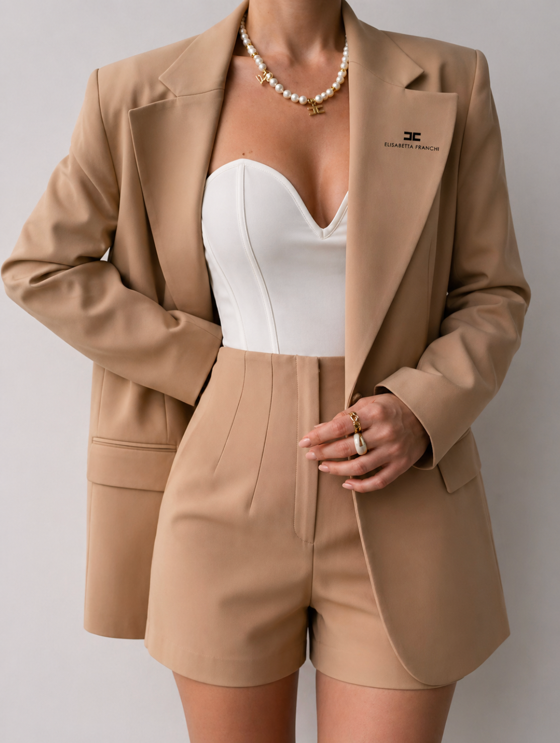 Completo Elegante Cerimonia – Shorts + Blazer